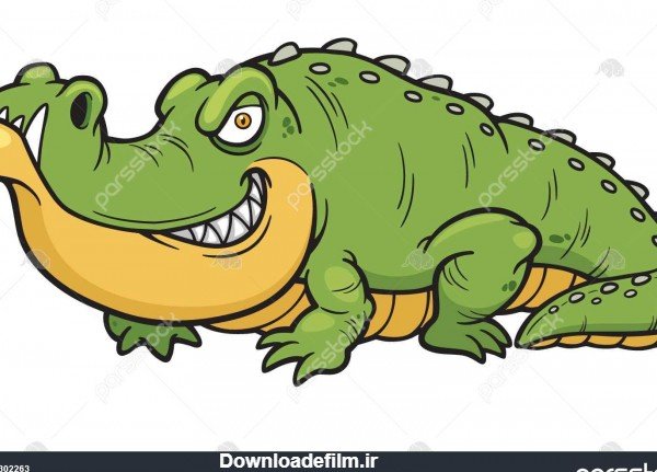  عکس تمساح کارتونی