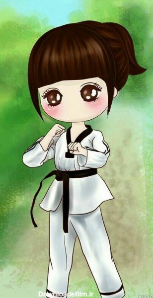  عکس کارتونی تکواندو