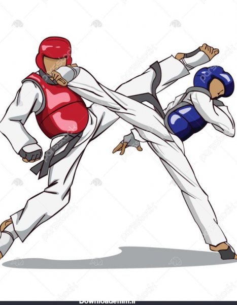  عکس کارتونی تکواندو
