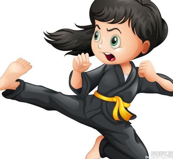  عکس کارتونی تکواندو