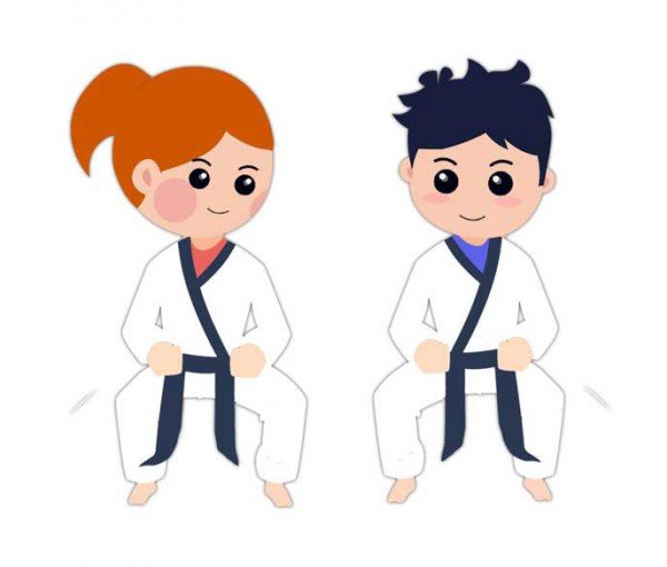  عکس کارتونی تکواندو