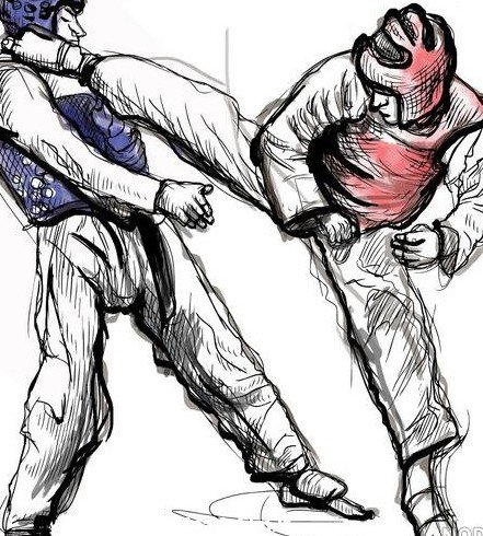  عکس کارتونی تکواندو