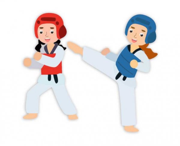  عکس کارتونی تکواندو