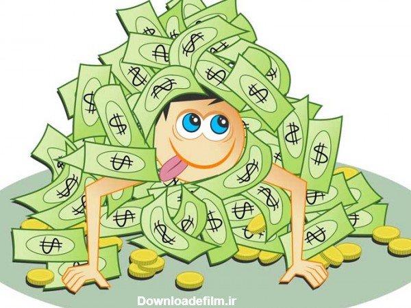  عکس کارتونی ثروت