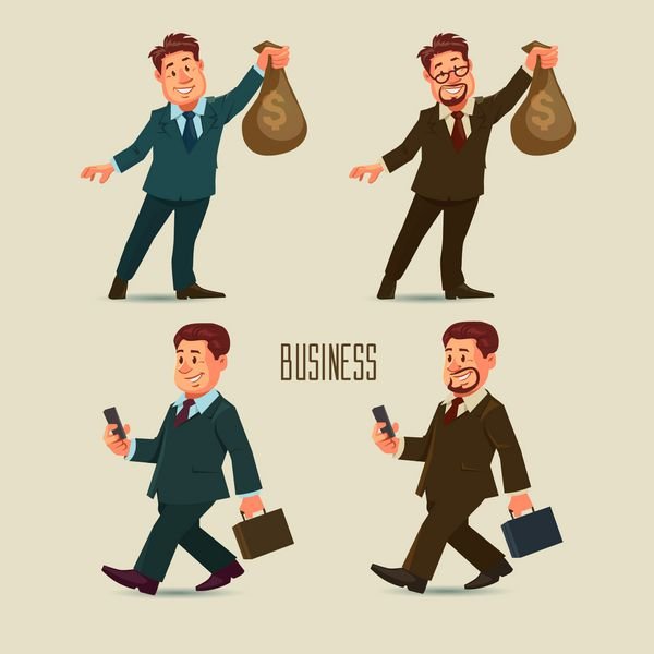 عکس کارتونی ثروتمند