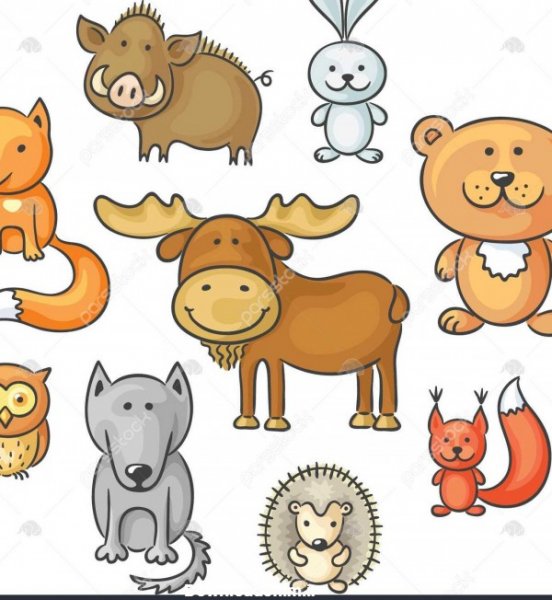  عکس حیوانات کارتونی بامزه