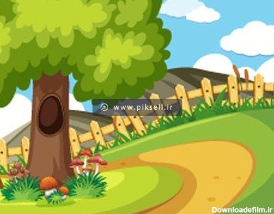  عکس کارتونی جنگل سبز