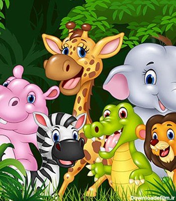  عکس کارتونی جنگل سبز