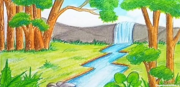  عکس کارتونی جنگل سبز