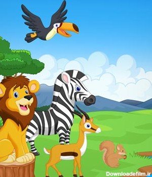  عکس کارتونی جنگل سبز