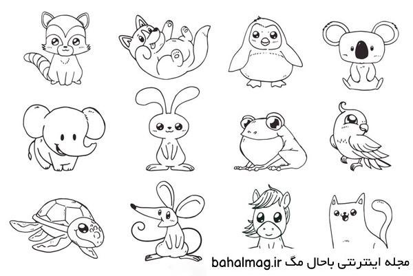 عکس کارتونی حیوانات اهلی و وحشی
