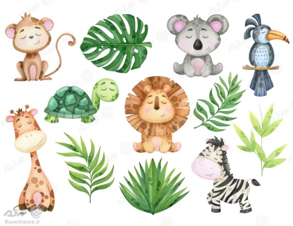  عکس حیوانات کارتونی برای پروفایل