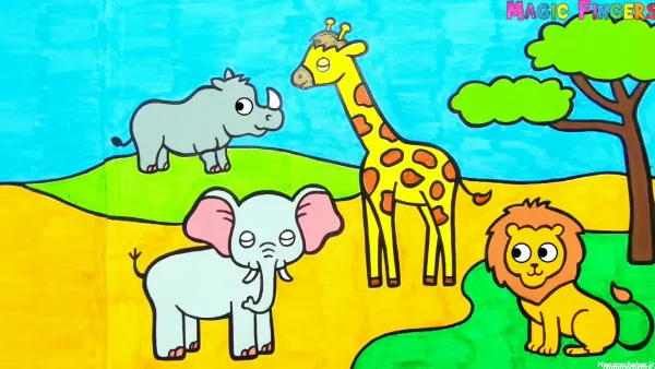  عکس حیوانات کارتونی برای پروفایل