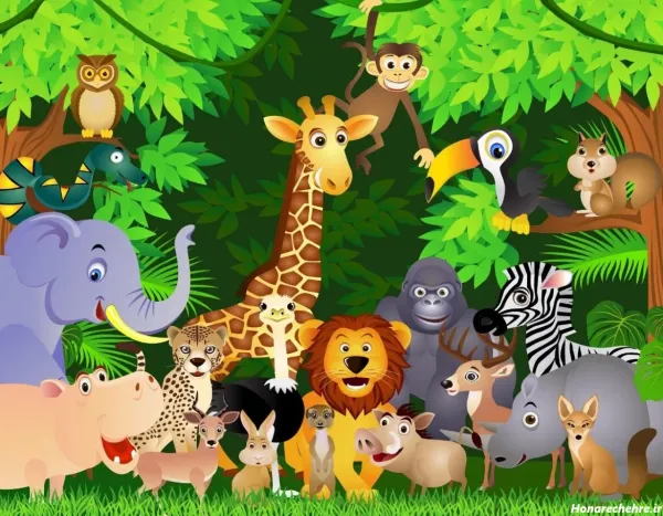  عکس حیوانات کارتونی برای پروفایل