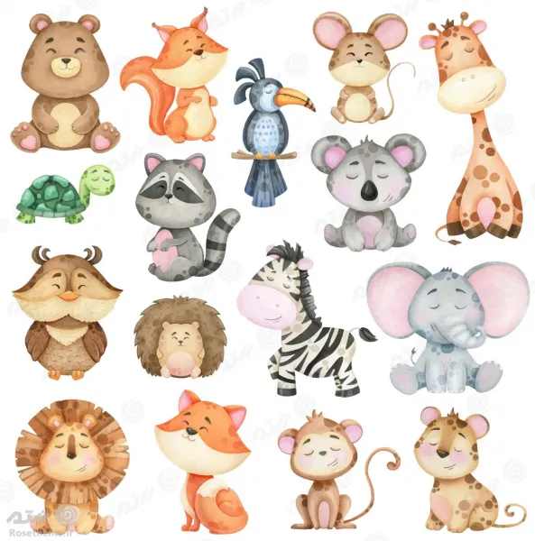  عکس حیوانات کارتونی برای پروفایل