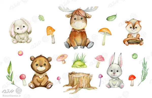  عکس حیوانات کارتونی برای پروفایل