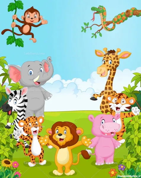  عکس حیوانات کارتونی برای پروفایل