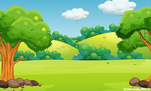 عکس جنگل کارتونی ساده