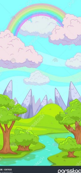  عکس جنگل کارتونی ساده