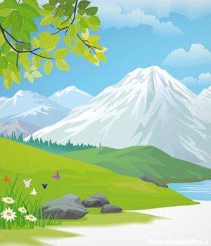  عکس جنگل کارتونی ساده