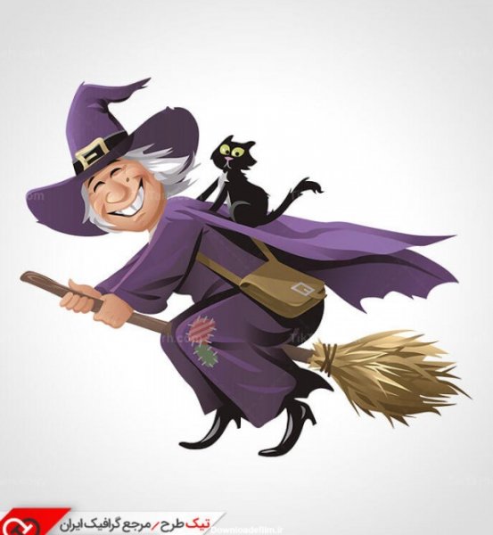 عکس کارتونی جادوگر