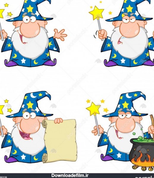  عکس کارتونی جادوگر