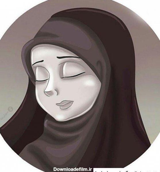  عکس نماز خواندن دختر فانتزی