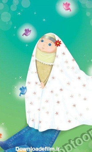  عکس نماز خواندن دختر فانتزی