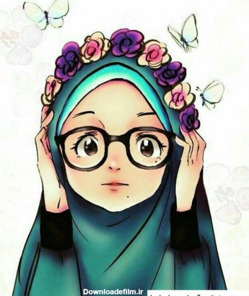  عکس نماز خواندن دختر فانتزی