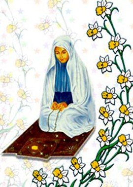  عکس نماز خواندن دختر واقعی