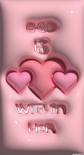  بک گراند سه بعدی دخترانه