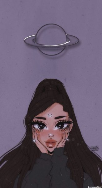  بک گراند سه بعدی دخترانه