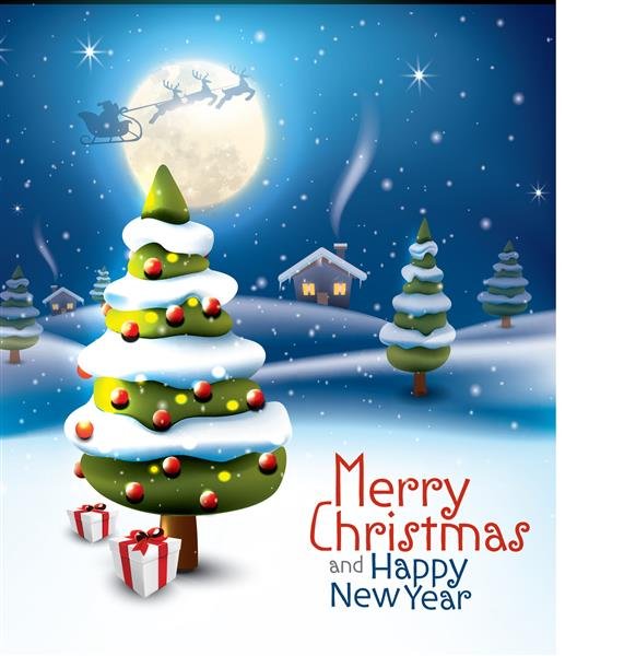  عکس کریسمس کارتونی