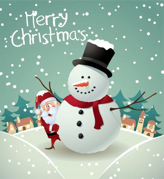  عکس کریسمس کارتونی