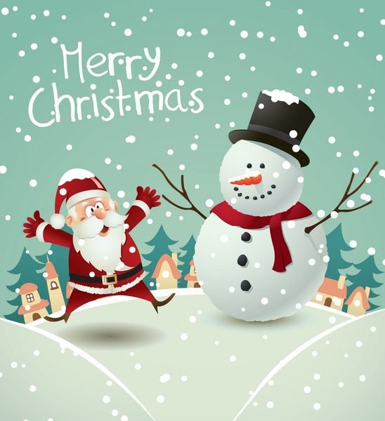  عکس کریسمس کارتونی