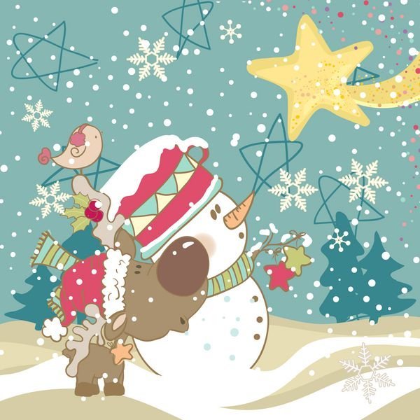  عکس کریسمس کارتونی