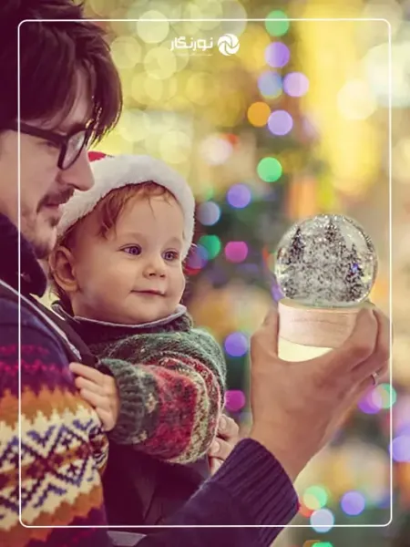  بک گراند کریسمس نوزاد