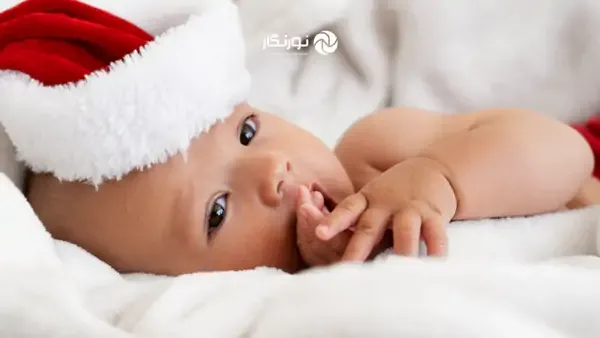  بک گراند کریسمس نوزاد