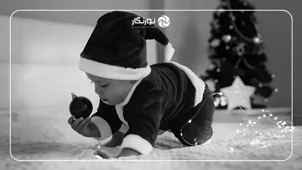  بک گراند کریسمس نوزاد