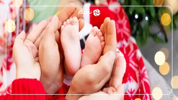  بک گراند کریسمس نوزاد