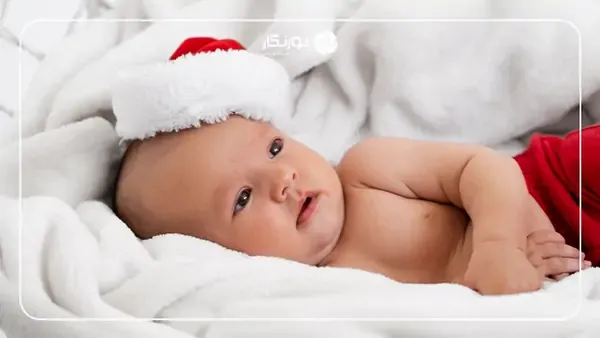  بک گراند کریسمس نوزاد