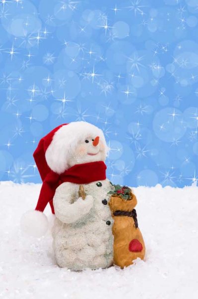  پس زمینه کریسمس برفی
