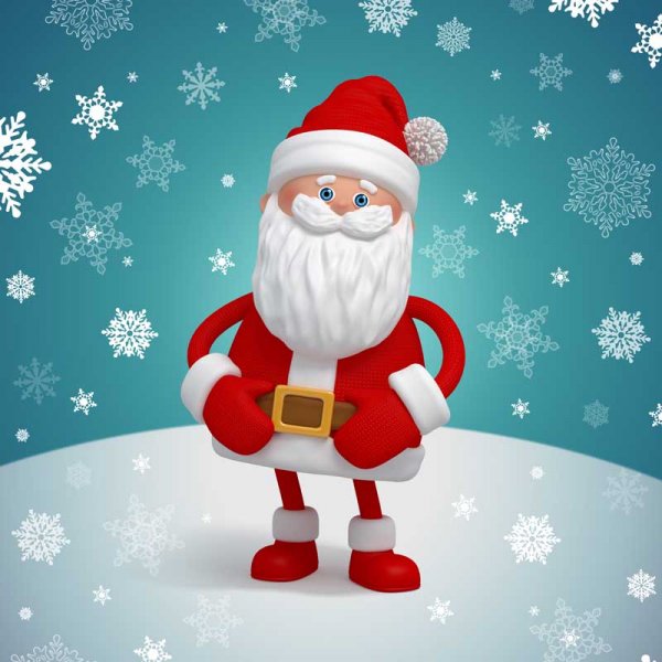  پس زمینه کریسمس برفی