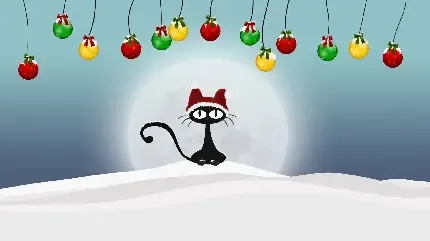 پس زمینه کریسمس برفی