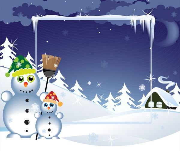  عکس برف و کریسمس