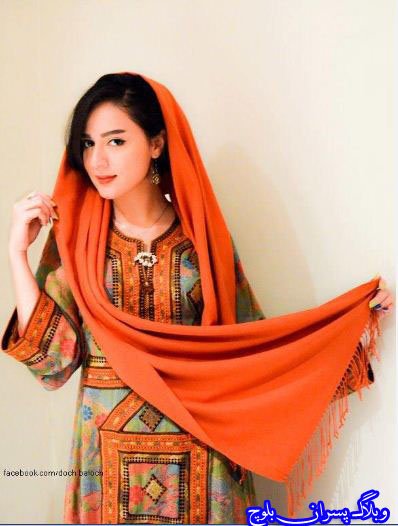 عکس دختر بلوچ زاهدانی