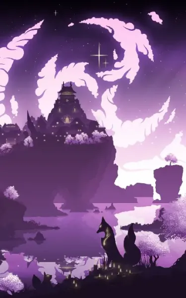 عکس دختر بنفش کیوت