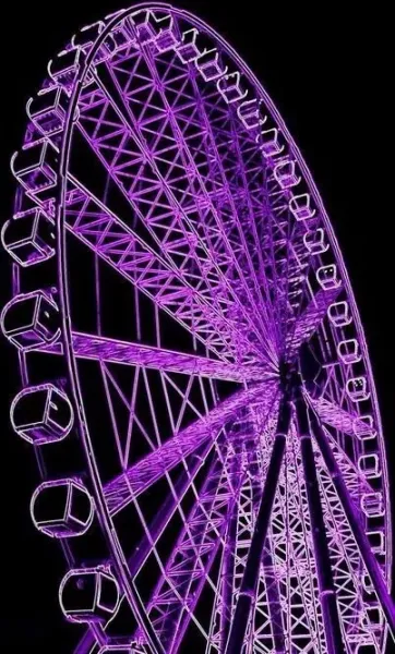  عکس با وایب بنفش پینترستی