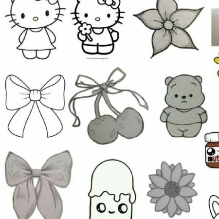  بک گراند پاپیون مشکی