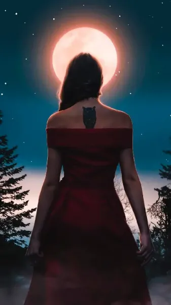  پس زمینه دارک دخترانه